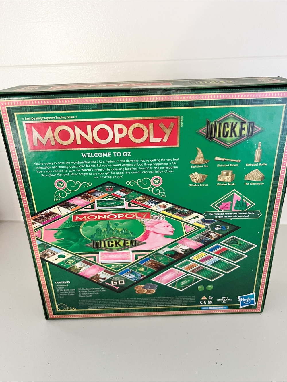 New Monopoly Wicked Edition Board Game | Inspired by The Motion Picture - Picture 3 of 4